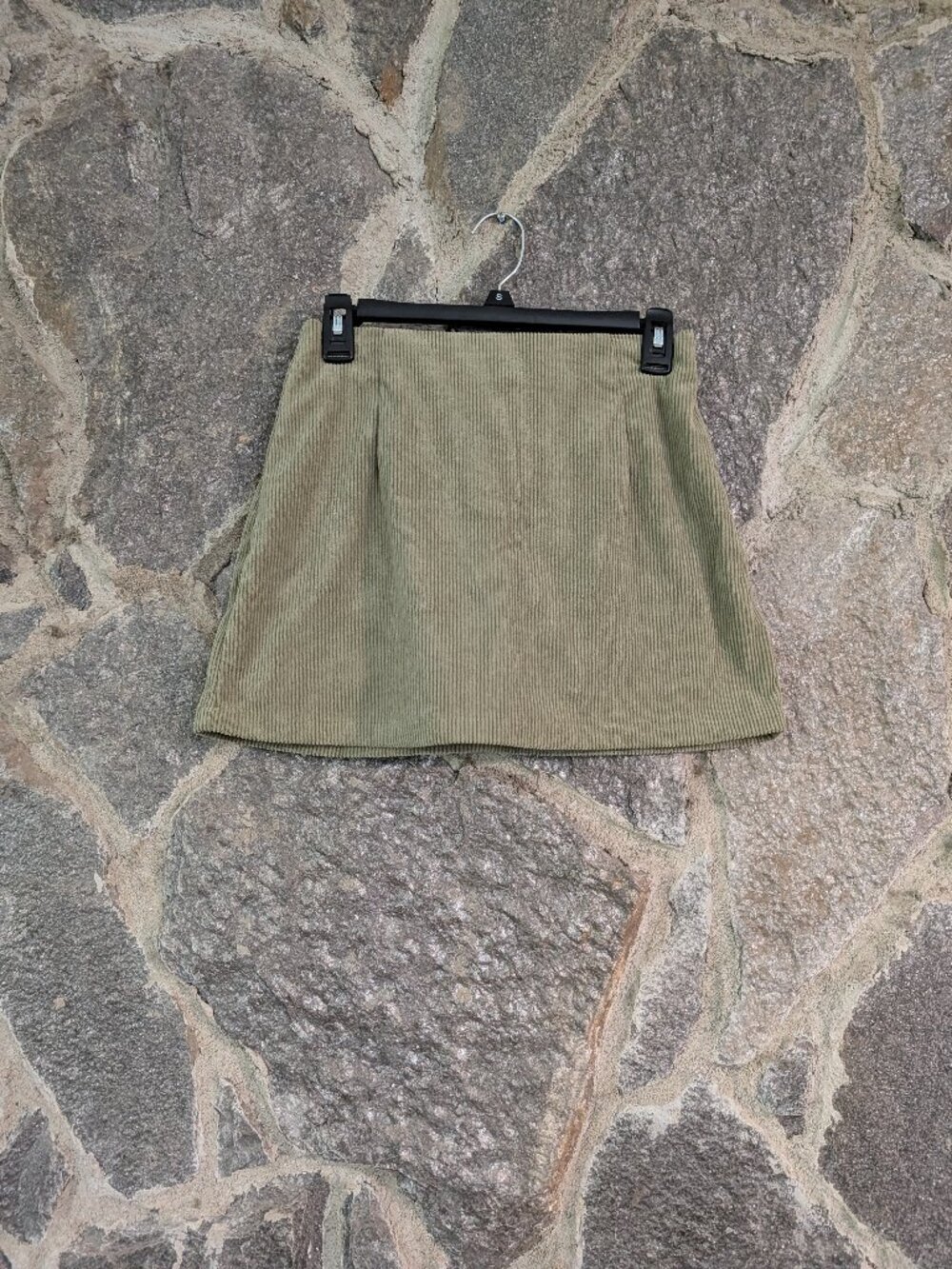 Green Corduroy Skort